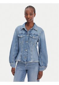 Liu Jo Kurtka jeansowa UA6199 D0309 Niebieski Regular Fit. Kolor: niebieski. Materiał: bawełna, jeans #1