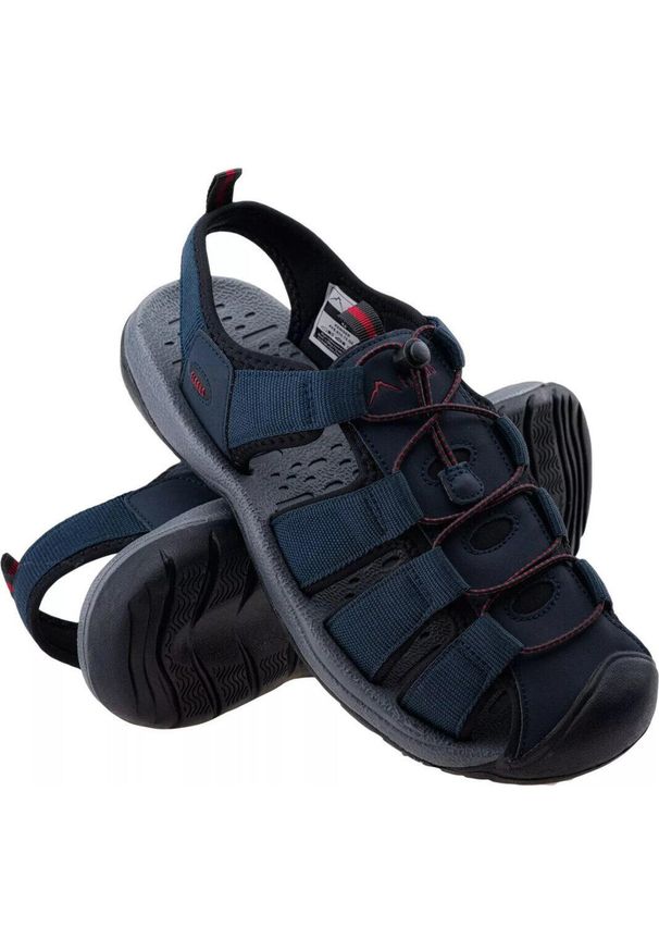 Buty sandały trekkingowe męskie Elbrus Keniser. Kolor: niebieski. Sport: turystyka piesza