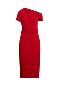 Lauren Ralph Lauren - LAUREN RALPH LAUREN Sukienka koktajlowa 200980223001 Czerwony Slim Fit. Kolor: czerwony. Materiał: syntetyk. Styl: wizytowy #2
