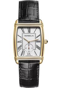 Zegarek Q&Q Zegarek męski Herbelin 10638P08 czarny. Kolor: czarny #1