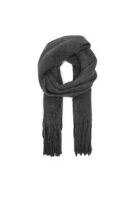 Calvin Klein Szalik Emblem Brushed LV04D8069G Szary. Kolor: szary. Materiał: poliester #1