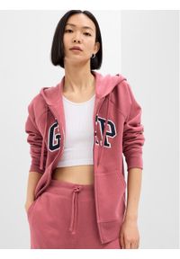 GAP - Gap Bluza 463503-32 Różowy Regular Fit. Kolor: różowy. Materiał: bawełna #1