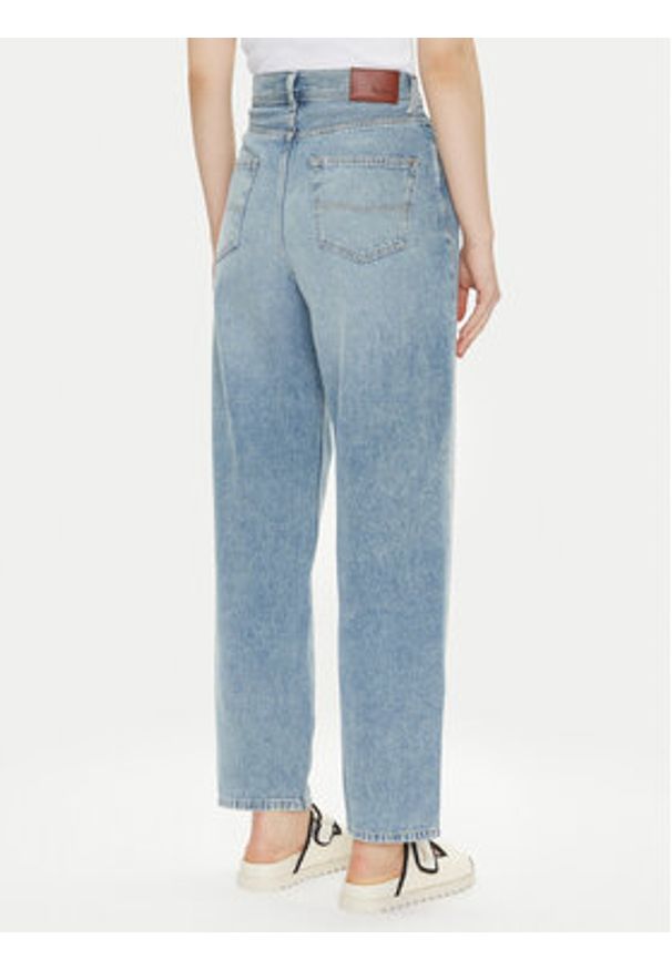 Pepe Jeans Jeansy PL204739 Niebieski Loose Fit. Kolor: niebieski