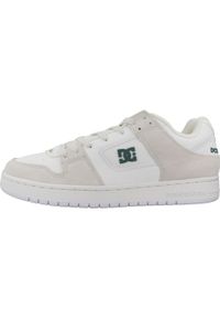 DC Shoes - Buty do chodzenia męskie DC Manteca Se. Zapięcie: sznurówki. Kolor: biały. Materiał: materiał, syntetyk, tkanina. Szerokość cholewki: normalna. Sport: turystyka piesza