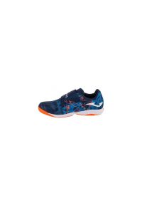 Buty piłkarskie dla dzieci Joma Super Copa. Kolor: pomarańczowy, biały, wielokolorowy, niebieski. Sport: piłka nożna