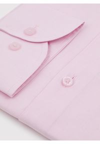 Pako Lorente - PAKO LORENTE – Różowa koszula męska. Kolor: różowy. Materiał: bawełna. Długość rękawa: długi rękaw. Długość: długie. Wzór: gładki #6