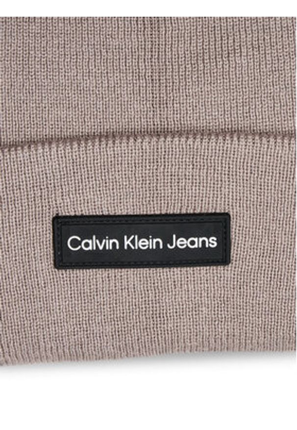 Calvin Klein Czapka Inst Patch K50K512142 Szary. Kolor: szary. Materiał: materiał, bawełna