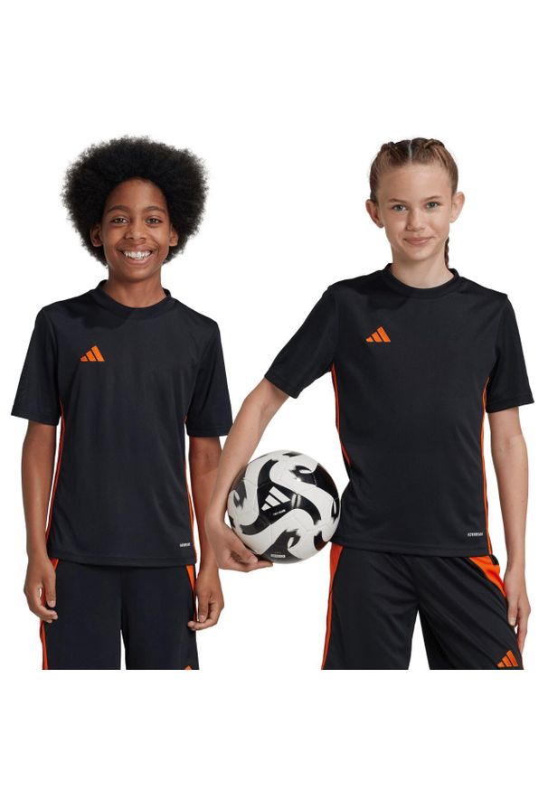 Adidas - Koszulka dla dzieci adidas Tabela 23 Jersey. Kolor: czarny. Materiał: jersey. Sport: piłka nożna