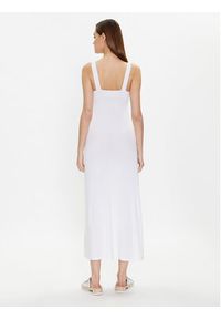Emporio Armani Sukienka codzienna 262729 3R314 00010 Biały Regular Fit. Okazja: na co dzień. Kolor: biały. Materiał: wiskoza. Typ sukienki: proste. Styl: casual #3