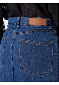 French Connection Spódnica jeansowa 73DZA Niebieski Regular Fit. Kolor: niebieski. Materiał: bawełna #4