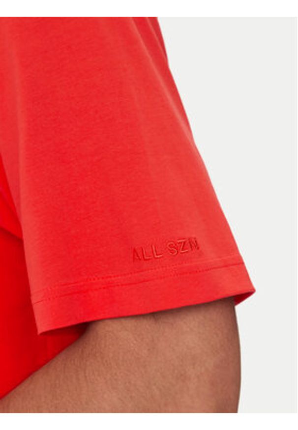 Adidas - adidas T-Shirt ALL SZN IR9110 Czerwony Loose Fit. Kolor: czerwony. Materiał: bawełna