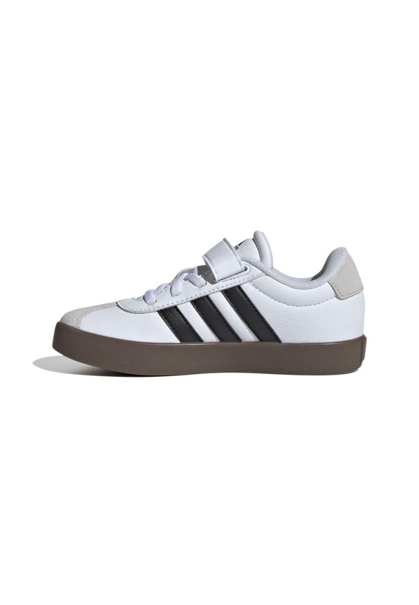 Adidas - Buty dla dzieci ADIDAS VL Court. Okazja: na uczelnię. Zapięcie: rzepy. Materiał: kauczuk