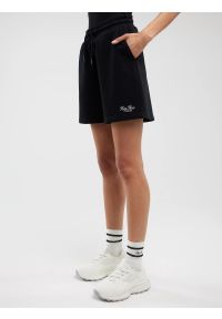 Big-Star - Szorty damskie dresowe czarne Arisala 906. Okazja: na co dzień. Kolor: czarny. Materiał: dresówka. Wzór: haft, ze splotem. Styl: wakacyjny, casual #6