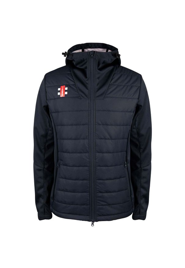 GRAY-NICOLLS - Kurtka z pełnym zamkiem błyskawicznym Gray-Nicolls Pro Performance. Kolor: czarny. Materiał: puch. Sport: fitness