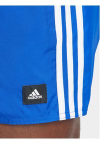 Adidas - adidas Szorty sportowe 3-Stripes CLX IS2057 Niebieski Regular Fit. Kolor: niebieski. Materiał: syntetyk. Styl: sportowy