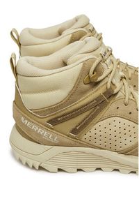 Merrell Sneakersy Wildwood Mid Ltr Wp J038298 Beżowy. Kolor: beżowy. Materiał: skóra, zamsz