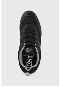 Kappa sneakersy kolor czarny. Zapięcie: sznurówki. Kolor: czarny. Materiał: guma #5