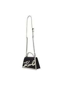 Karl Lagerfeld - KARL LAGERFELD Torebka A1W30224 Czarny. Kolor: czarny. Materiał: skórzane #4