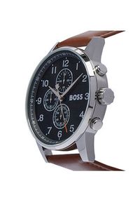 BOSS - Boss Zegarek Navigator 1513812 Brązowy. Kolor: brązowy