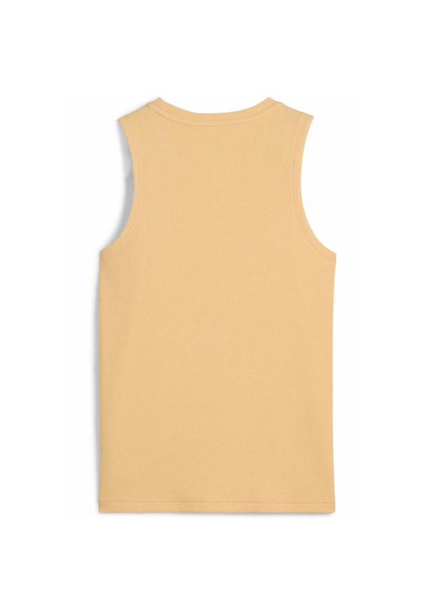 Podkoszulek Puma Her Tank Top, Kobiety. Kolor: żółty, pomarańczowy, wielokolorowy. Materiał: bawełna, materiał