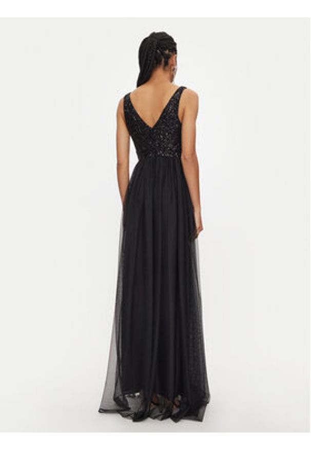 Rinascimento Sukienka wieczorowa CFC0120052003 Czarny Regular Fit. Kolor: czarny. Materiał: syntetyk. Styl: wizytowy