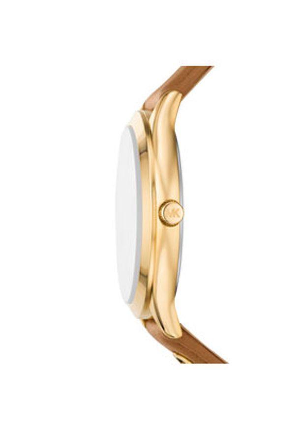 Michael Kors Zegarek Slim Runway MK7465 Złoty. Kolor: złoty