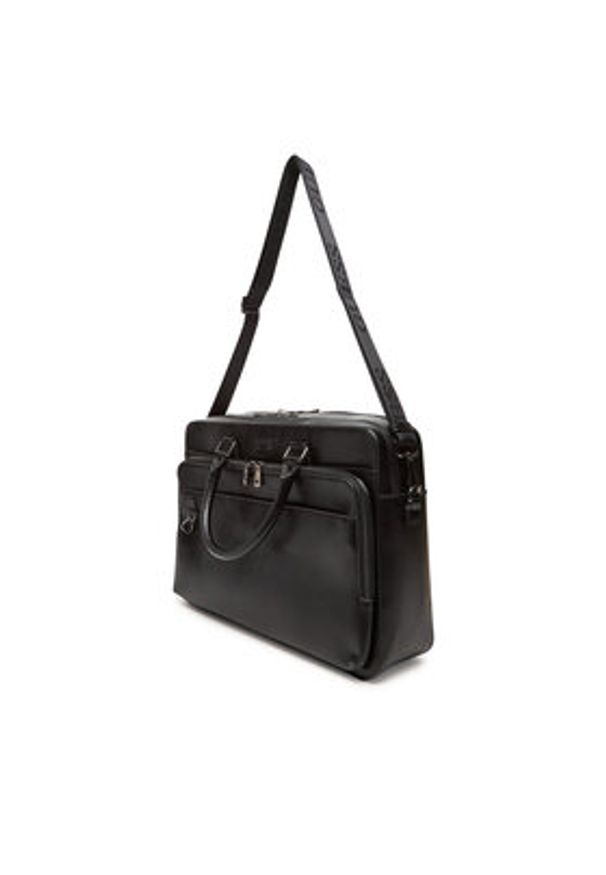 Guess Torba na laptopa HMBOCA P5338 Czarny. Kolor: czarny. Materiał: skóra