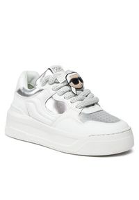 Karl Lagerfeld - KARL LAGERFELD Sneakersy KL63324 Biały. Kolor: biały. Materiał: skóra #3