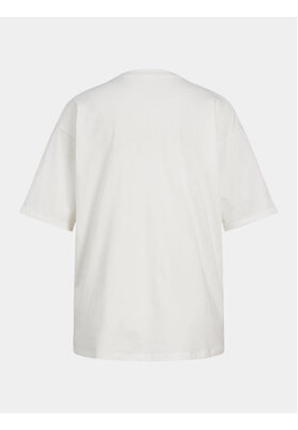 JJXX T-Shirt Paige 12252311 Biały Regular Fit. Kolor: biały. Materiał: bawełna