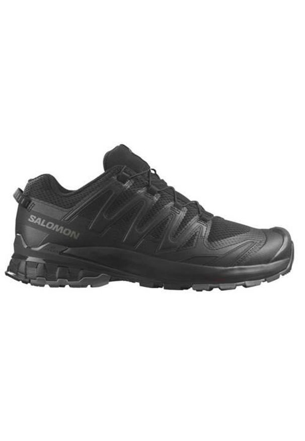 salomon - Buty do biegania męskie Salomon 472731. Zapięcie: sznurówki. Kolor: czarny. Materiał: materiał. Szerokość cholewki: normalna. Sport: bieganie