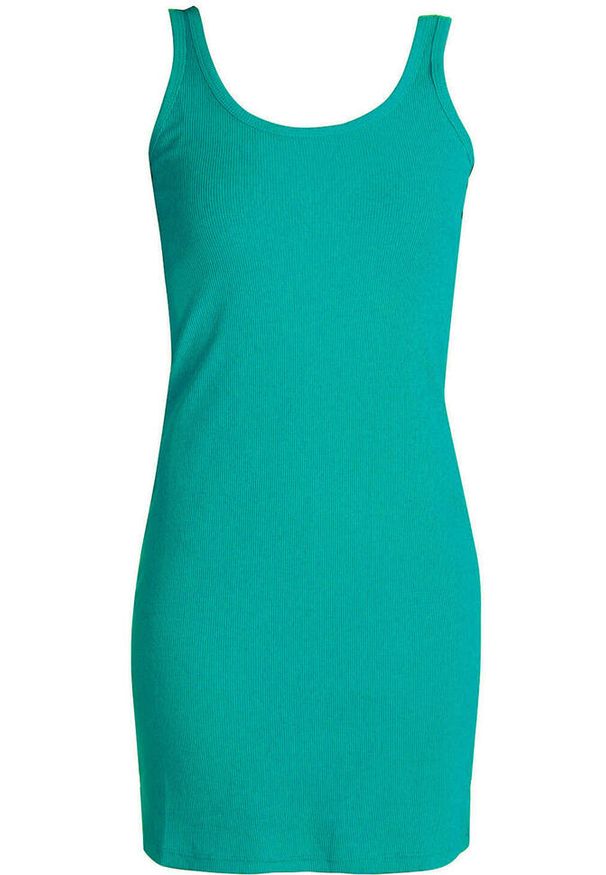 WE THE PEOPLE - Sukienka Romina z Bawełny dla Kobiet - Styl i Komfort. Kolor: zielony. Materiał: bawełna. Typ sukienki: sportowe. Styl: sportowy, elegancki