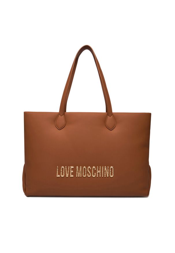 Love Moschino - Torebka LOVE MOSCHINO. Kolor: brązowy