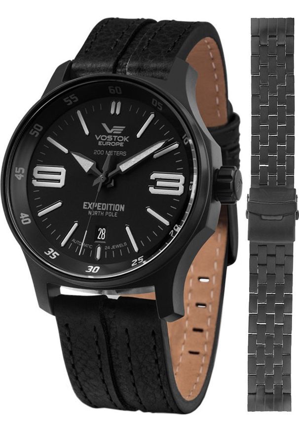 Zegarek Vostok Europe Zegarek męski Vostok Europe YN55-592C556 czarny. Kolor: czarny