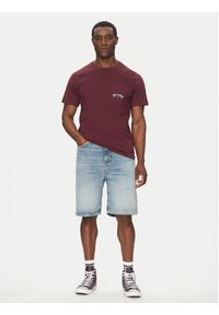 Billabong T-Shirt EBYZT00175 Fioletowy Regular Fit. Kolor: fioletowy. Materiał: bawełna #3