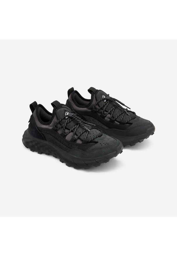 Decathlon - Sneakersy MTC X skórzane. Kolor: czarny, szary, wielokolorowy. Materiał: skóra. Szerokość cholewki: normalna