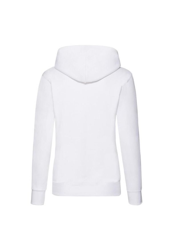 FRUIT OF THE LOOM - Bluza Damska Z Kapturem. Typ kołnierza: kaptur. Kolor: biały