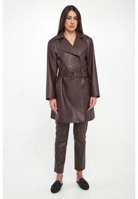 Płaszcz damski skórzany DIEGO M. Materiał: skóra #6