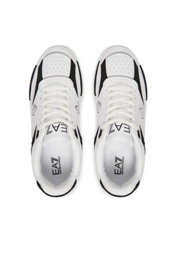 EA7 Emporio Armani Sneakersy 7X000360 AF19082 MZ021 Biały. Kolor: biały. Materiał: materiał