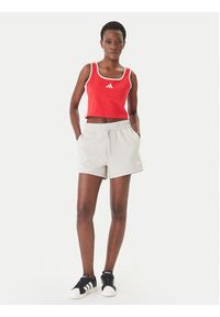 Adidas - adidas Top Stadium KB4964 Czerwony Slim Fit. Kolor: czerwony. Materiał: bawełna #4