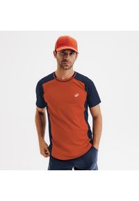 KUIKMA - Koszulka tenisowa męska Kuikma Dry. Kolor: niebieski, pomarańczowy, brązowy, wielokolorowy. Materiał: tkanina, poliester, elastan, materiał. Sport: tenis #1