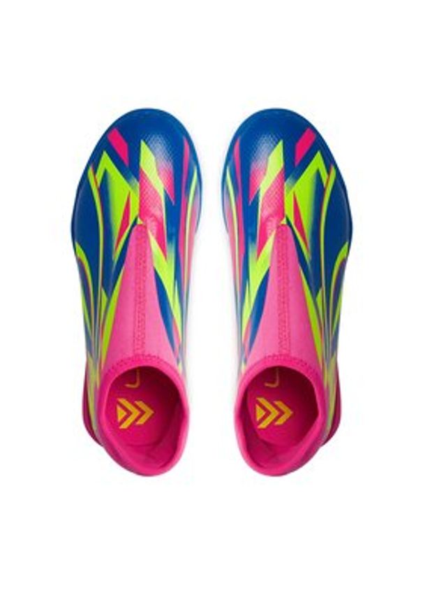 Puma Buty do piłki nożnej Ultra Match LL Energy TT + Mid Jr Lumino 107556 01 Różowy. Kolor: różowy. Materiał: skóra
