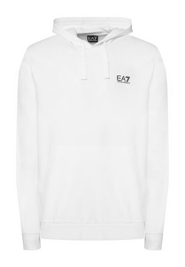 EA7 Emporio Armani Bluza 8NPM04 PJ05Z 1100 Biały Regular Fit. Kolor: biały. Materiał: bawełna
