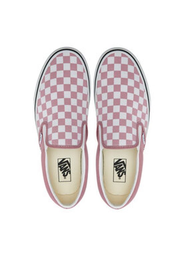 Vans Tenisówki Classic Slip-On VN0A2Z41C3S1 Różowy. Zapięcie: bez zapięcia. Kolor: różowy. Materiał: materiał