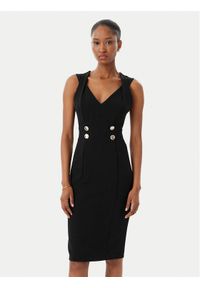 Rinascimento Sukienka koktajlowa CFC0019924002 Czarny Regular Fit. Kolor: czarny. Materiał: syntetyk. Styl: wizytowy #1