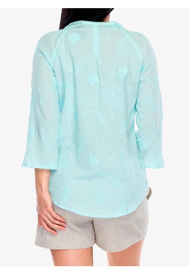 ROYAL ROBBINS - Koszula turystyczna damska Royal Robbins Oasis Tunic II 3/4 Sleeve. Kolor: zielony