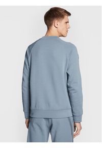 Calvin Klein Bluza Logo Tape K10K111368 Niebieski Regular Fit. Kolor: niebieski. Materiał: bawełna