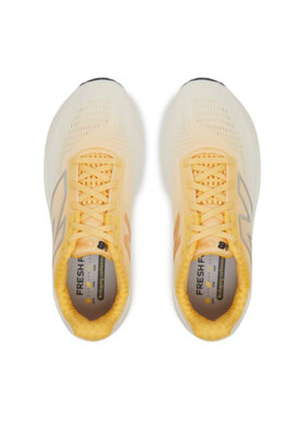 New Balance Buty do biegania 1080 W1080L14 Żółty. Kolor: żółty. Materiał: materiał