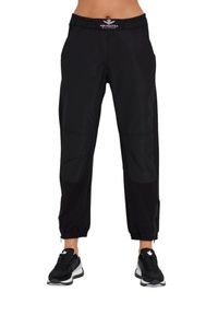 Aeronautica Militare - AERONAUTICA MILITARE Czarne spodnie dresowe Pantalone Felpa. Kolor: czarny. Materiał: dresówka #5