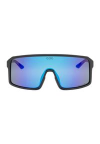 Okulary polaryzacyjne GOG Ragnarok - matt black/blue. Kolor: czarny