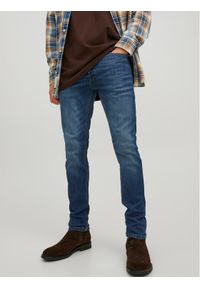 Jack & Jones - Jack&Jones Jeansy Glenn 12224987 Granatowy Slim Fit. Kolor: niebieski